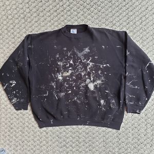 Vintage Distressed Painters Workwear Blank Tultex Crewneck Sweatshirt